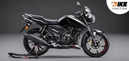 TVS Apache RTR 160 2V Black Edition Launched: Price Starts From Rs. 1,20,420