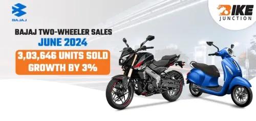 Bajaj Two-Wheeler Sales June 2024: 3,03,646 Units Sold, Growth By 3%