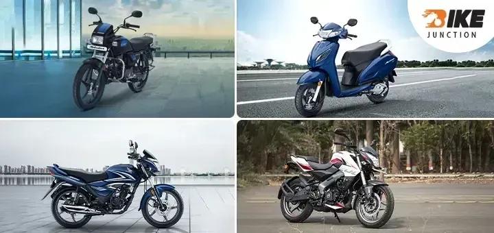 Sales Of Top 10 Two-Wheelers In July 2023