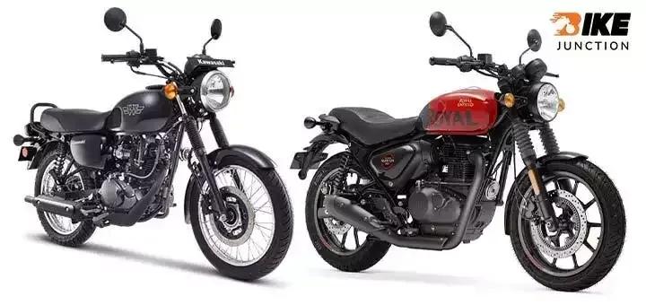 Ultimate Comparison Between Kawasaki W175 & Royal Enfield Hunter 350