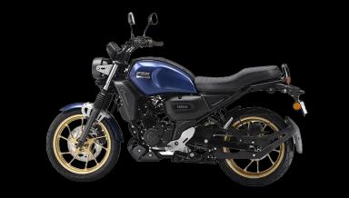 YAMAHA FZ X DARK MATTE BLUE AND MATTE TITAN