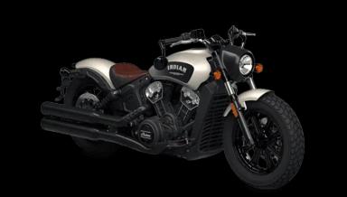 Indian Scout bobber  Silver Quartz Smoke