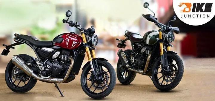 Bajaj Built Triumph Speed 400 and Scrambler 400X Unveiled.