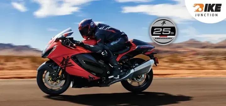 Suzuki Hayabusa Reveals On Its 25th Anniversary Edition.