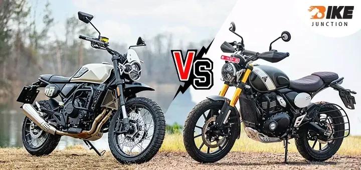 Triumph Scrambler 400 X vs Brixton Crossfire 500 XC: Which Scrambler is More Convenient?  