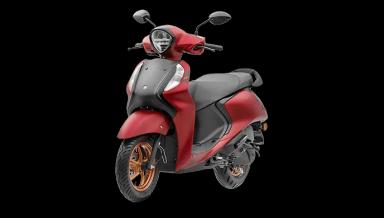 YAMAHA Fascino 125 Fi S - Matte Red and Matte Black