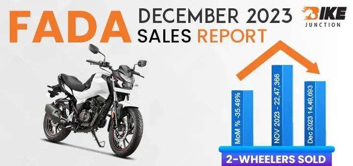 FADA Sales Report December 2023 Reveals Impressive 2-Wheeler 27.56% YoY RISE