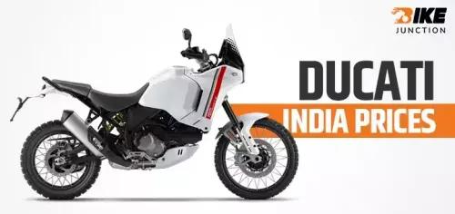 Ducati India hikes it's motorcycle range prices from Jan'2023