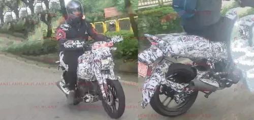 Upcoming Bajaj CNG Bike Spotted Again in India Named As Bruzer 4130