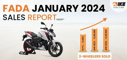 FADA Sales Report January 2024 Reveals Impressive 2-Wheeler 14.96% YoY RISE