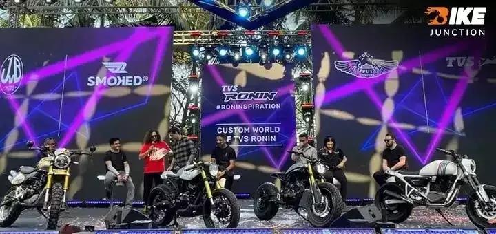 TVS Motosoul Unveils Four Ronin-Based Custom Motorcycles for 2023