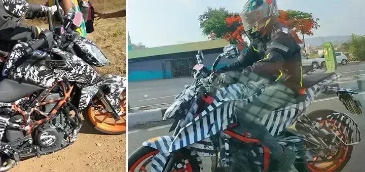Upcoming KTM 390 Duke Spy Pictures Show New Instrument Cluster