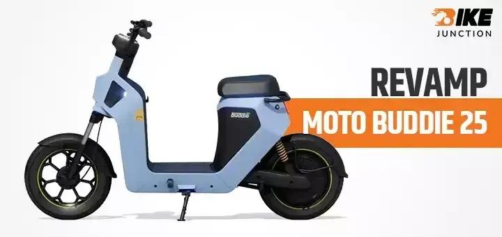 Revamp Moto opens online booking for e-scooter RM Buddie 25 in INR 999