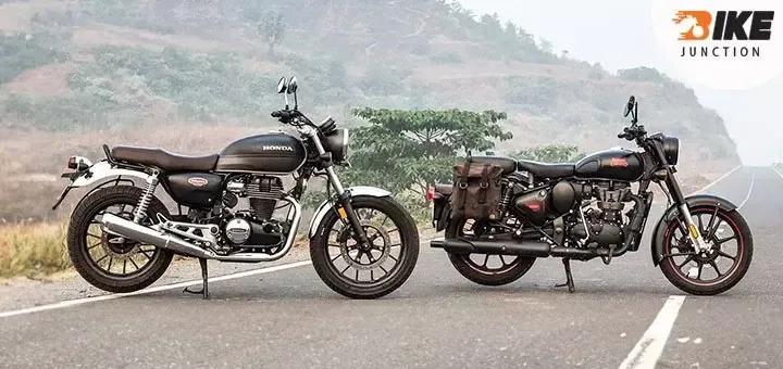 The Ultimate Comparison Between Honda CB350 & Royal Enfield Bullet 350: Price, Specs & More